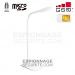 Lampe LED micro espion GSM
