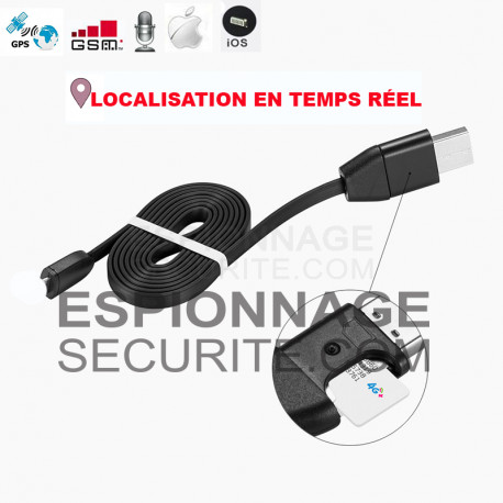 Câble de charge iphone micro espion GSM Câble de charge iphone micro espion GSM
