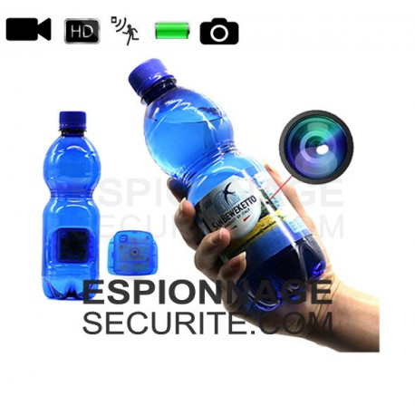 bouteille d’eau caméra espion